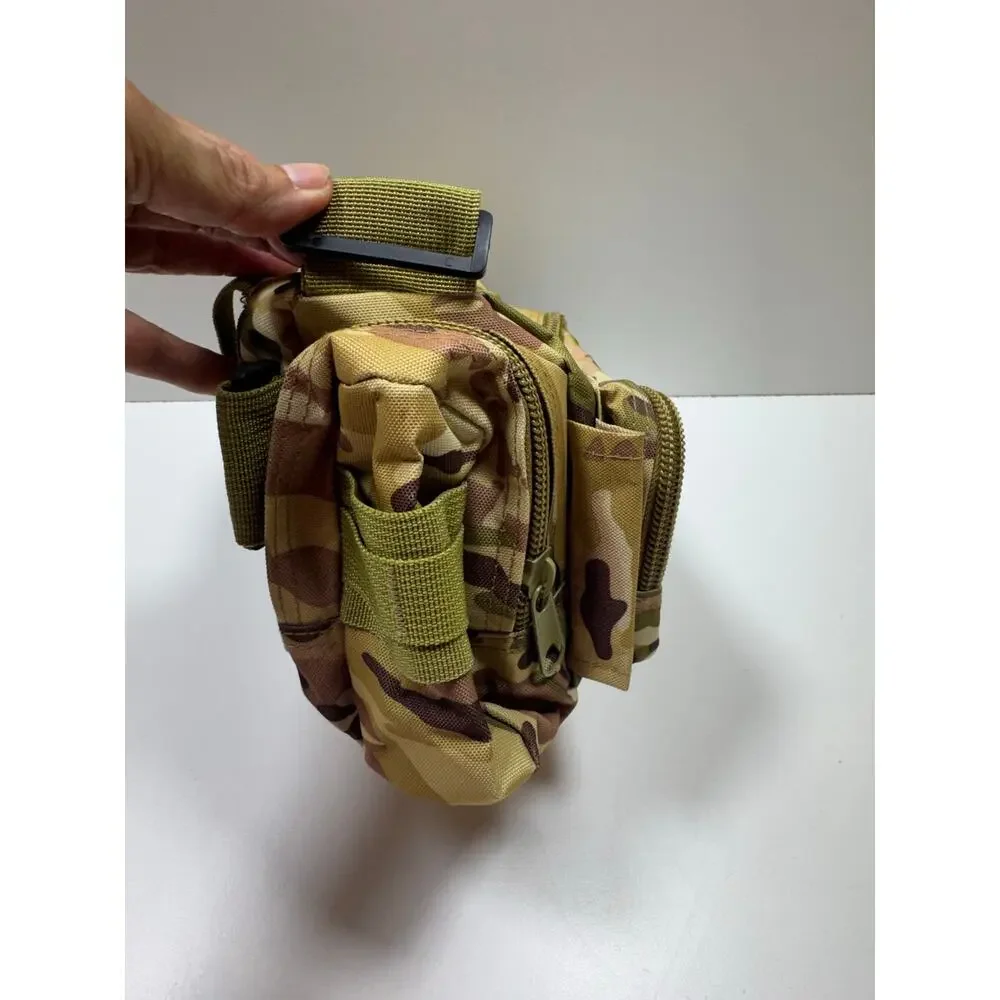 Tactical Waist Pack Bag Military Molle Fanny Pack Camouflage Hiking Outdoor